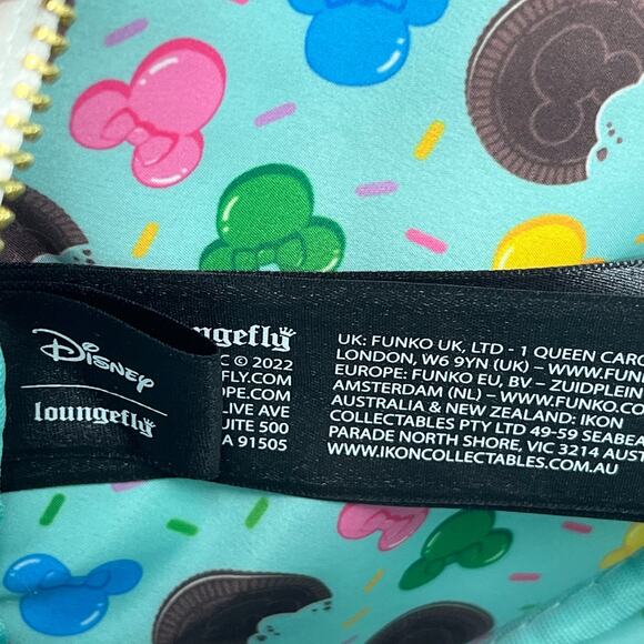 Loungefly X LASR Disney Minnie Ice Cream Convertible Mini Backpack Crossbody Bag - Picture 12 of 14